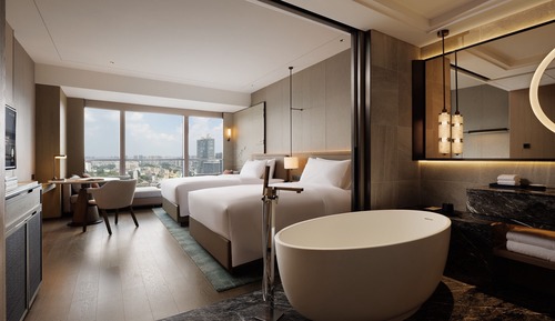 Habitación Deluxe, 2 camas dobles, vistas al lago