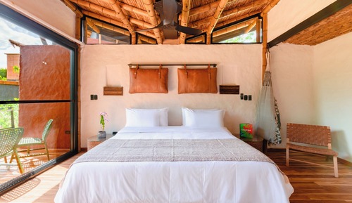 Habitación de lujo doble, sauna, vistas al jardín