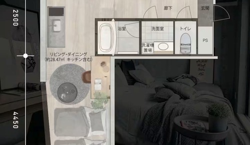 Apartamento básico, vistas a la ciudad