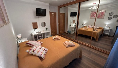 Habitación doble, baño compartido