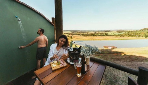 Chalet, vistas al lago