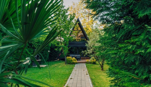 Bungalow estándar, patio, vistas a la montaña