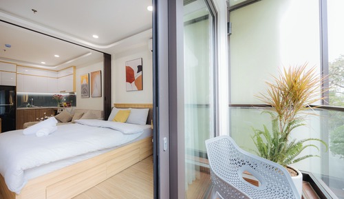 Suite Deluxe, balcón, vistas al patio