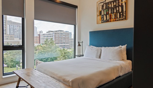 Apartamento estándar, 1 cama de matrimonio con sofá cama, vistas a la ciudad