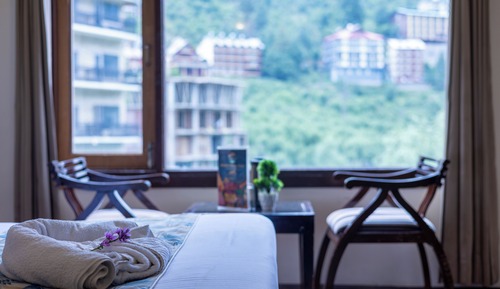 Habitación Deluxe con 1 cama doble o 2 individuales, vistas a la colina