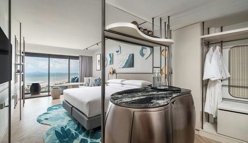 Habitación Premium, 1 cama de matrimonio grande, no fumadores, vistas al mar (Balcony)