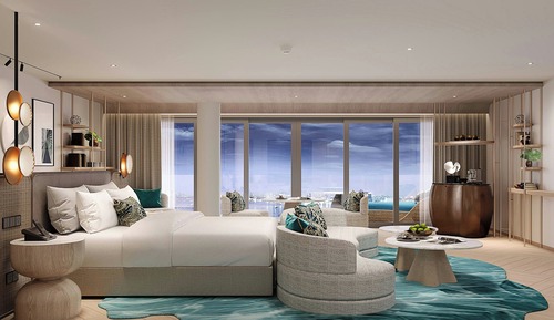 Suite, 1 cama de matrimonio grande, no fumadores, vistas al mar (Balcony)