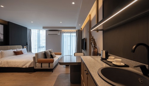 Habitación Deluxe doble, balcón, vistas a la ciudad