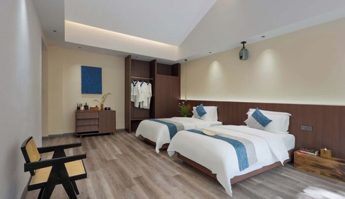 Habitación Deluxe con 2 camas individuales, vistas a la colina