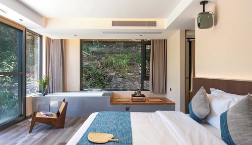 Habitación romántica doble, vistas a la colina