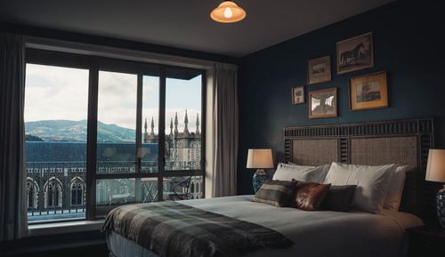 Habitación doble superior, 1 cama de matrimonio grande, vistas al puerto