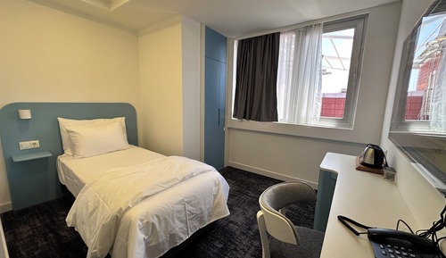 Habitación individual, vistas a la ciudad