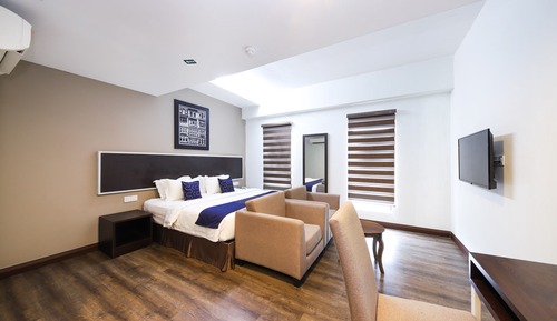 Habitación Deluxe doble, 1 cama de matrimonio, vistas a la ciudad