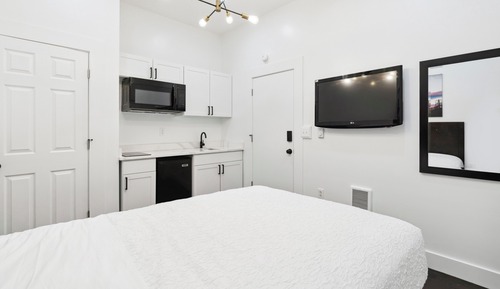 Suite estudio de diseño, 1 cama doble, no fumadores, baño privado