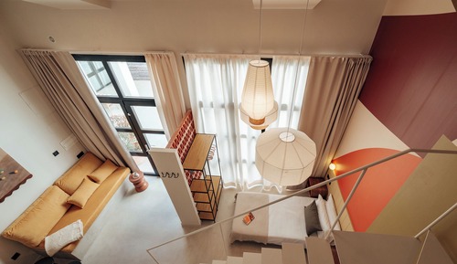 Dúplex, vistas al patio (Loft 8)