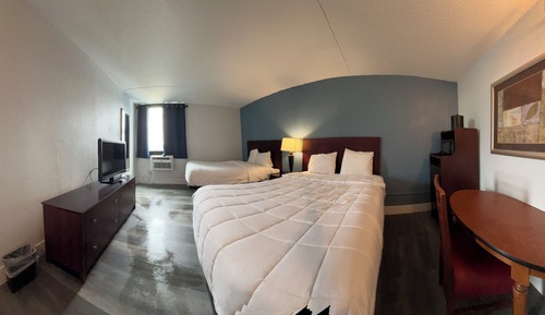 Habitación Deluxe, 2 camas de matrimonio, accesible en silla de ruedas, no fumadores