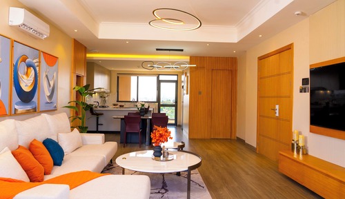 Apartamento, balcón, vistas a la ciudad