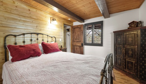 Cabaña, vistas a la montaña