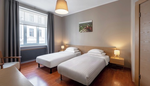 Habitación Confort con 2 camas individuales, vistas a la ciudad