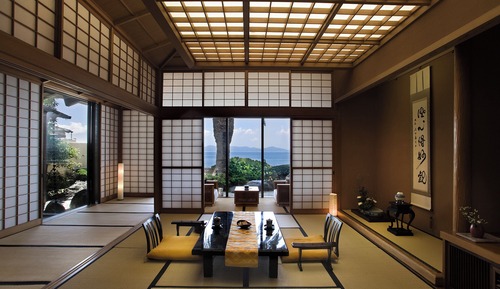Suite de estilo japonés, vistas al mar (Kochuan Suite)