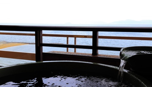 Habitación cuádruple Deluxe, no fumadores, vistas al mar (Tenyukaku Jr Suite)