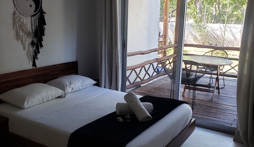 Estudio estándar, balcón, vistas al jardín