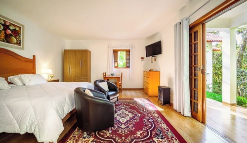 Chalet Confort, vistas al jardín