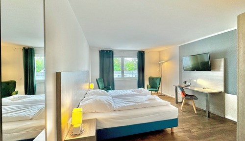 Habitación superior, vistas al patio