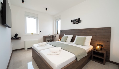 Habitación Deluxe doble, balcón, vistas al mar