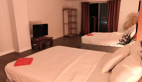 Habitación familiar, balcón, vistas al mar