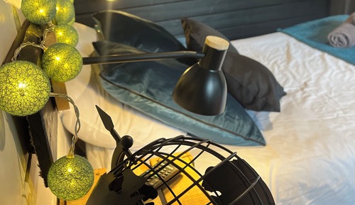 Cabaña Confort, vistas al jardín