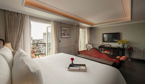 Suite presidencial, patio, vistas a la ciudad