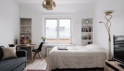 Apartamento básico, vistas a la ciudad