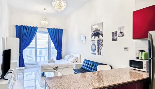 Estudio Deluxe, 1 cama de matrimonio grande con sofá cama, no fumadores