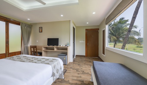 Habitación de lujo, balcón