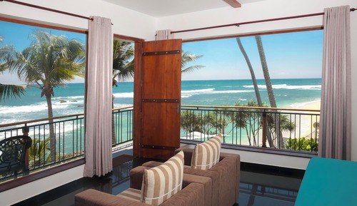 Habitación triple familiar, balcón, vistas al mar