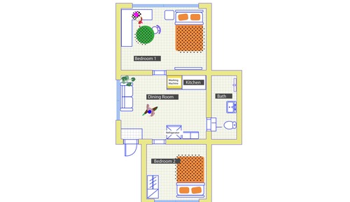 Double Room, 2 Double Beds (non-Korean nationals only)