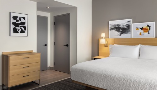Suite estudio, 1 cama de matrimonio grande, cocina (Walk-In Shower)