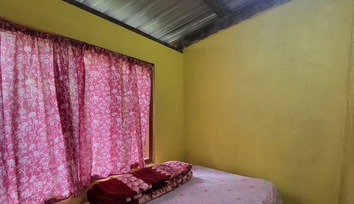 Habitación básica doble, patio, vistas al jardín