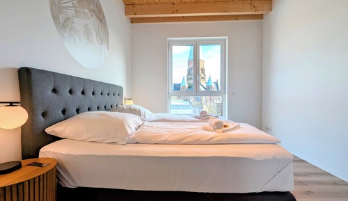 Ático de lujo, 3 habitaciones, terraza, vistas a la ciudad