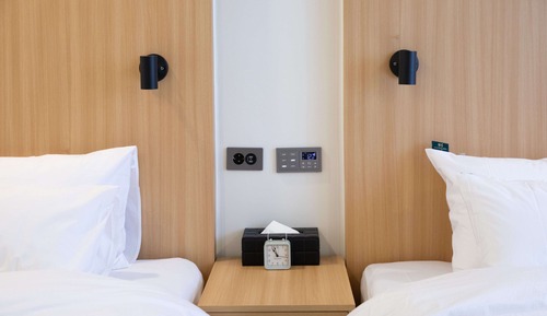 Habitación estándar con 2 camas individuales, vistas a la ciudad