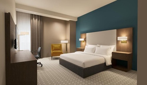 Habitación doble, 1 cama de matrimonio grande, no fumadores, vistas a la ciudad