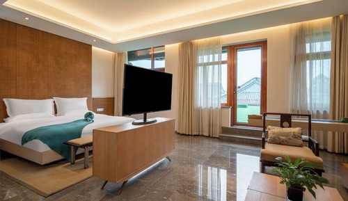 Suite exclusiva, vistas al jardín