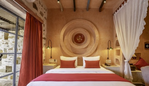 Habitación cuádruple de lujo, vistas a la montaña