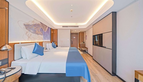 Habitación de lujo con 2 camas individuales