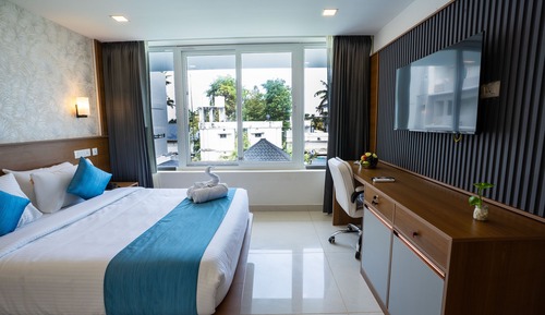 Habitación Deluxe doble, vistas al jardín