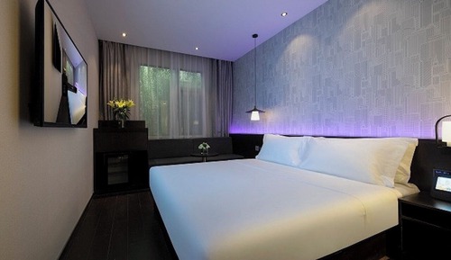 Habitación clásica doble de uso individual, no fumadores, vistas a la ciudad