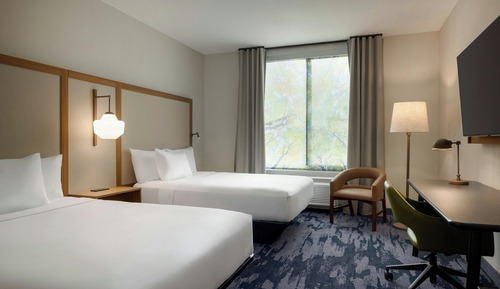 Habitación estándar, 2 camas de matrimonio, no fumadores