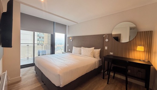 Apartamento superior, 1 habitación, balcón, vistas a la montaña