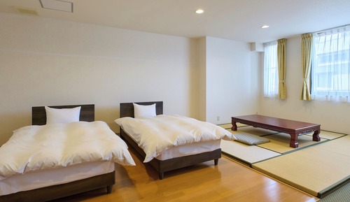 Habitación tradicional con 2 camas individuales, no fumadores (8tatami)